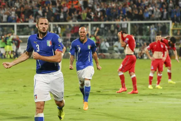 Soccer: UEFA EURO 2016 qualifying soccer match Italy vs Azerbaijan